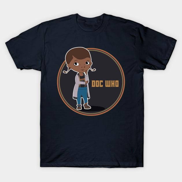 Doc Who (Thirteenth Version) T-Shirt by MrPandaDesigns